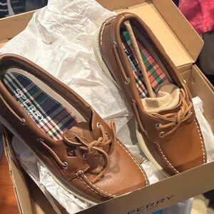 Sperry Men's Tan Leather Boat Shoes